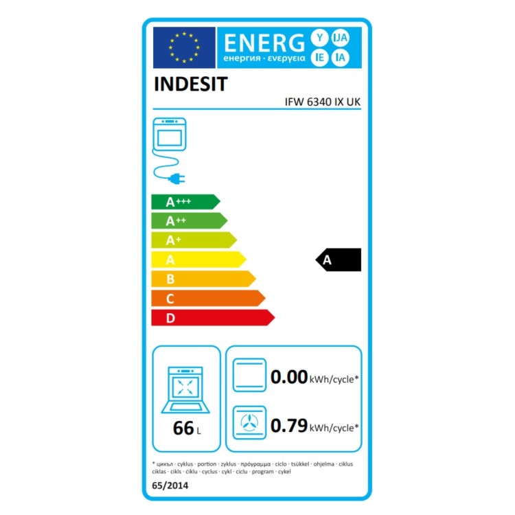 Indesit IFW6340IX Electric Single Oven - Stainless Steel