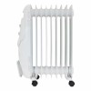 Igenix IG2600 2kW  Portable Oil Filled Radiator Electric Heater with 3 Heat Settings Adjustable Thermostat Overheat Protection