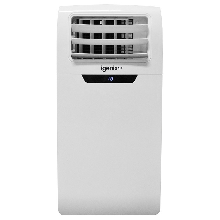 GRADE A1 - Igenix 9000 BTU SMART WIFI App Portable Air Conditioner for rooms up to 21 sqm 