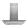 Indesit 60cm Flat Glass Chimney Cooker Hood - Stainless Steel