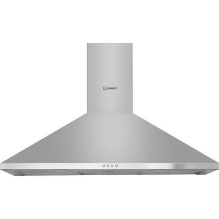 Indesit 90cm CHimney Cooker Hood - Stainless Steel