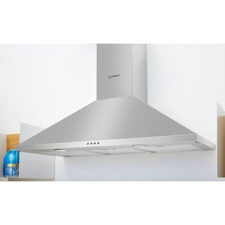 Indesit 90cm CHimney Cooker Hood - Stainless Steel