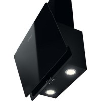 Indesit IHVP65FLMK 60cm Angled Chimney Cooker Hood - Black