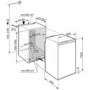 Liebherr IK1960 102cm In-column Soft Closing Door Integrated Larder Fridge - Door-on-Door