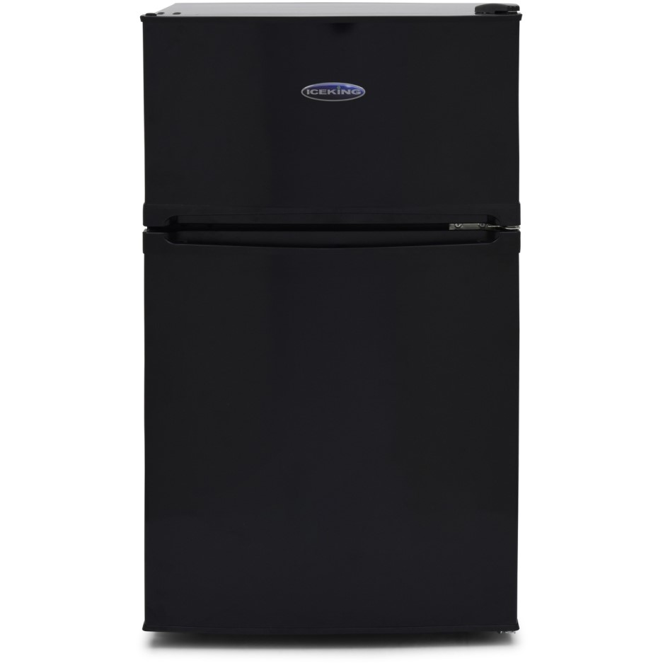 Ice King IK2023K A+ Undercounter Fridge Freezer Black Appliances Direct