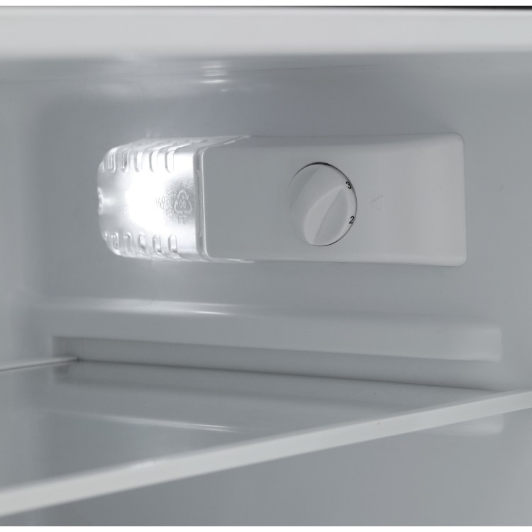 Refurbished IceKing IK2023K Freestanding 88 Litre 70/30 Undercounter Fridge Freezer Black