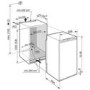 Liebherr 122cm In-column Integrated Larder Fridge - Door-on-Door