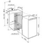 Liebherr IK2324 122cm In-column Integrated Fridge with Icebox - Door-on-Door