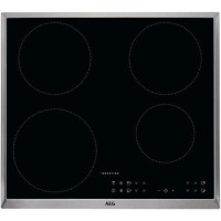 AEG 60cm 4 Zone Induction Hob - Stainless Steel Frame