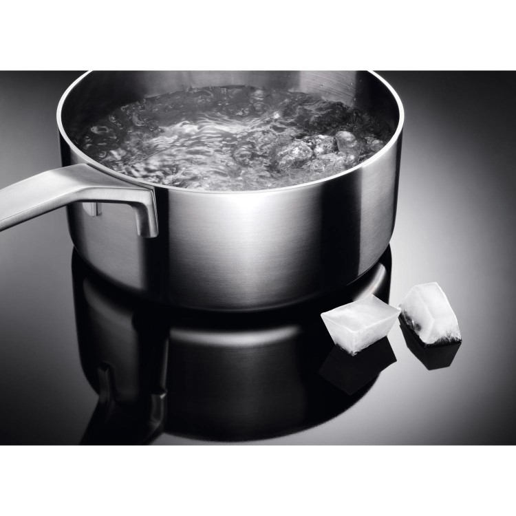 AEG IKB84431FB 78cm MaxiSense Touch Control Induction Hob With Hob2Hood - Black