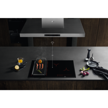 Refurbished AEG IKE64441FB 60cm 4 Zone Induction Hob Black