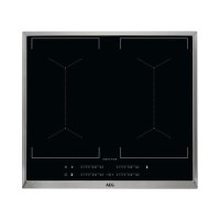 AEG 58cm 4 Zone Induction Hob with Stainless Steel Frame
