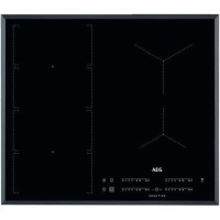 AEG IKE64471FB 60cm FlexBridge Four Zone Induction Hob - Black With Bevelled Edges