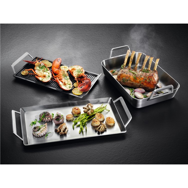 AEG IKE74451FB 71cm Four Zone Induction Hob With FlexBridge Zone With Bevelled Edges