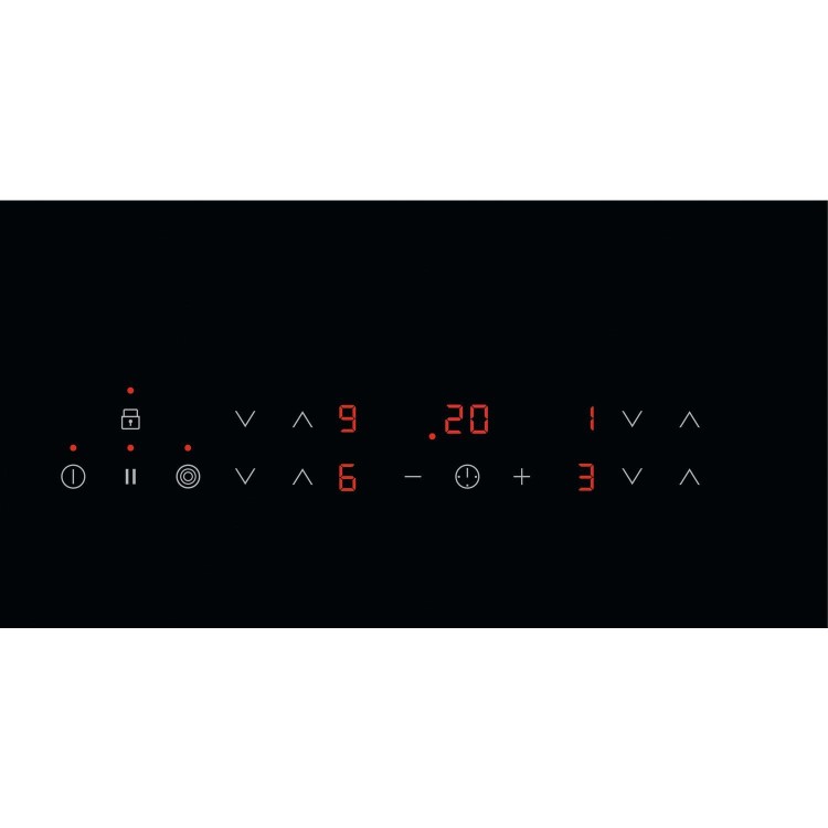 GRADE A3 - AEG IKE84441FB MaxiSense 78cm Touch Control Four Zone Induction Hob With Bridging Function - Black