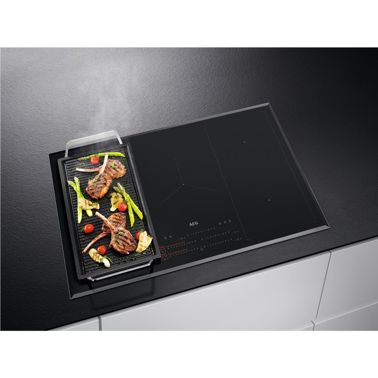 AEG 6000 Series 80cm 5 Zone Induction Hob with Dual Bridge Zones