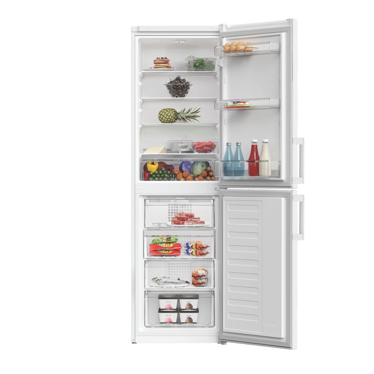 Refurbished Indesit IKNH1261W4UK Freestanding 270 Litre 50/50 Frost Free Fridge Freezer White