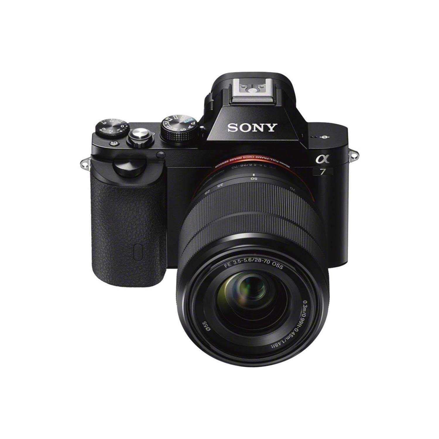 Sony Alpha A7K SLR Camera Black 28-70mm Lens 24.3MP 3.0LCD FHD