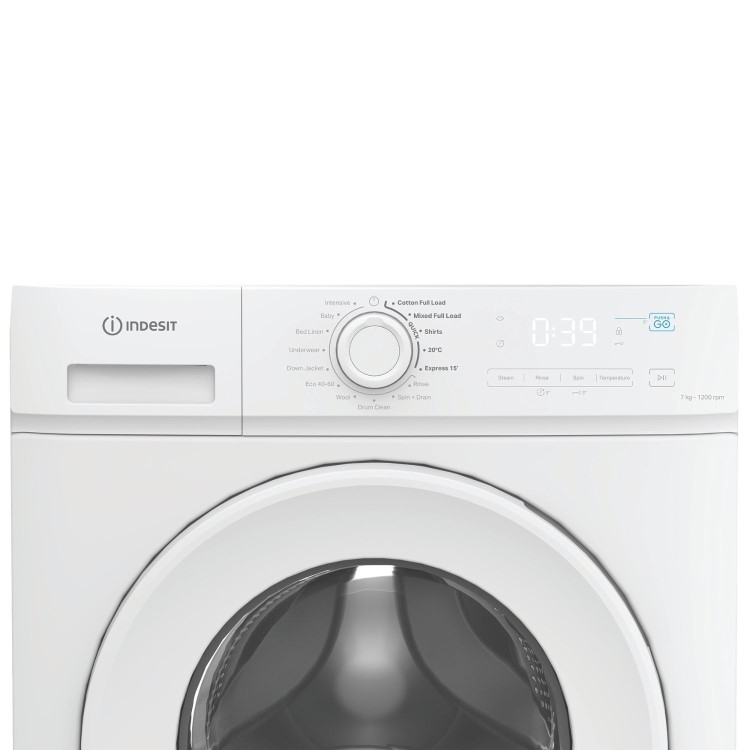 Indesit MyTime 7kg 1200rpm Washing Machine - White