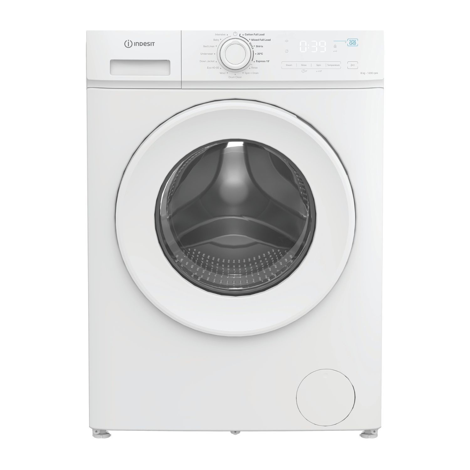 Indesit IMA862MYTIME 8kg 1200 Spin Washing Machine in White A Rated Pu