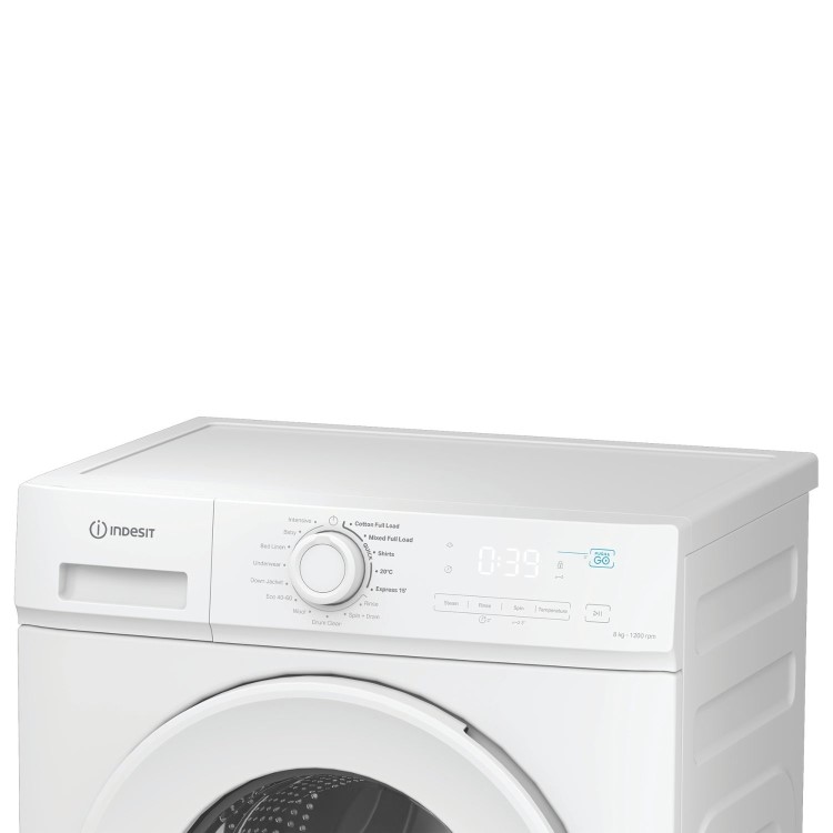 Indesit MyTime 8kg 1200rpm Washing Machine - White