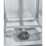 Indesit Freestanding Slimline Dishwasher - Eco Programme, D-Rated, Silver