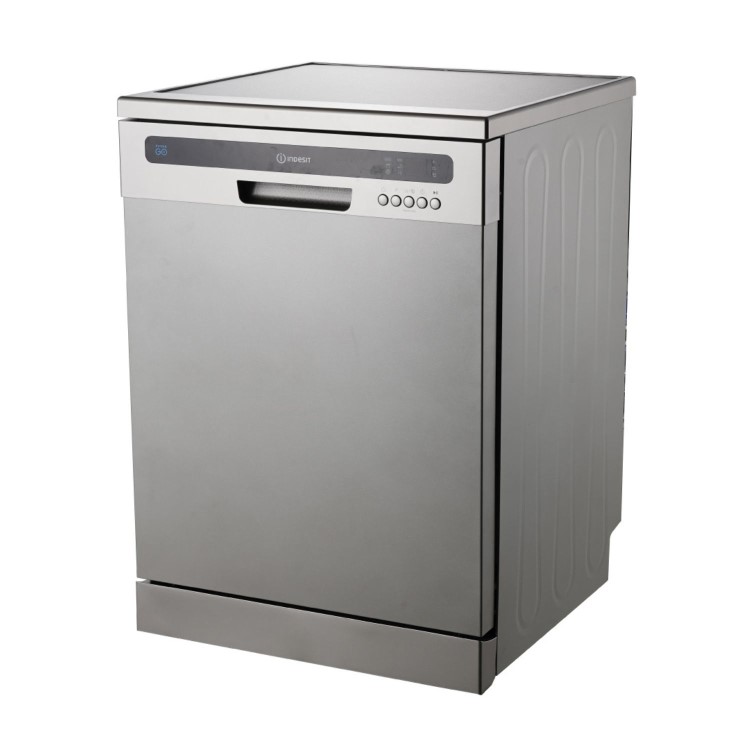 Indesit Push&Go Freestanding Dishwasher - Silver