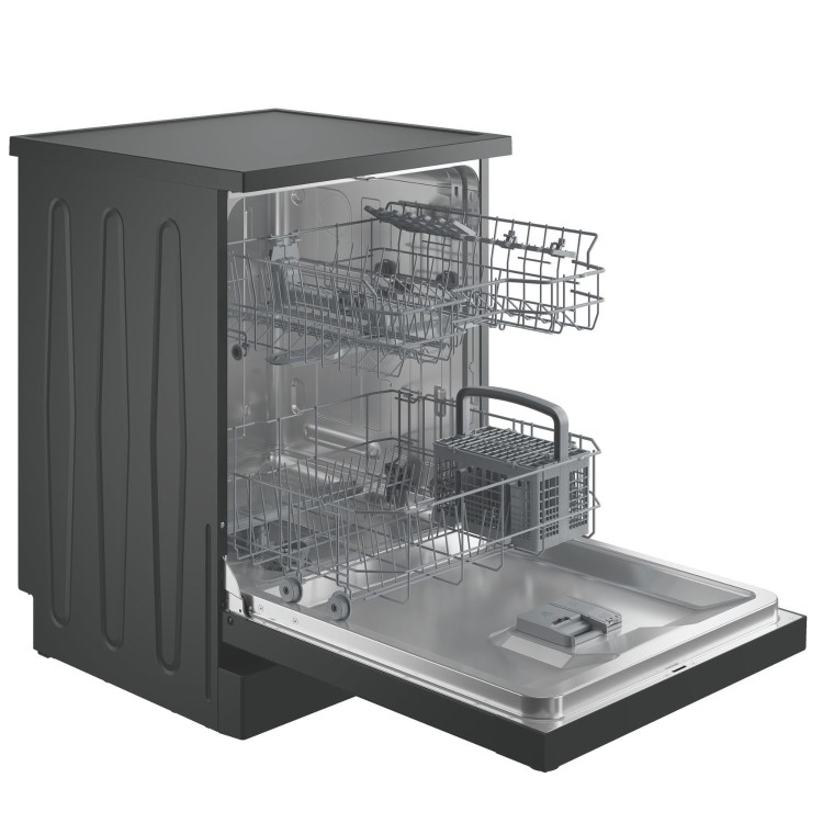 Indesit Push&Go Freestanding Dishwasher - Graphite