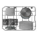 Indesit Push&Go Integrated Slimline Dishwasher - White