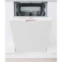 Indesit Push&Go Integrated Slimline Dishwasher - White
