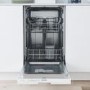 Indesit Push&Go Integrated Slimline Dishwasher - White Control Panel