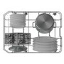 Indesit Push&Go Integrated Slimline Dishwasher - White Control Panel