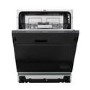 Indesit Push&Go Integrated Dishwasher - Black Control Panel