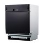 Indesit Push&Go Integrated Dishwasher - Black Control Panel