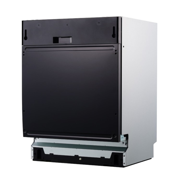 Indesit Push&Go Integrated Dishwasher - Black Control Panel