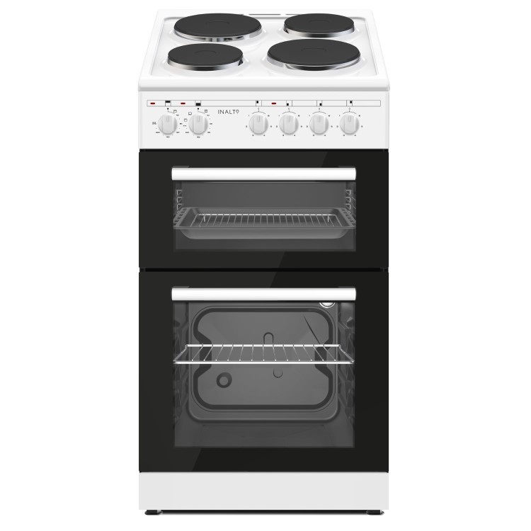 Inalto 50cm Twin Cavity Electric Cooker - White