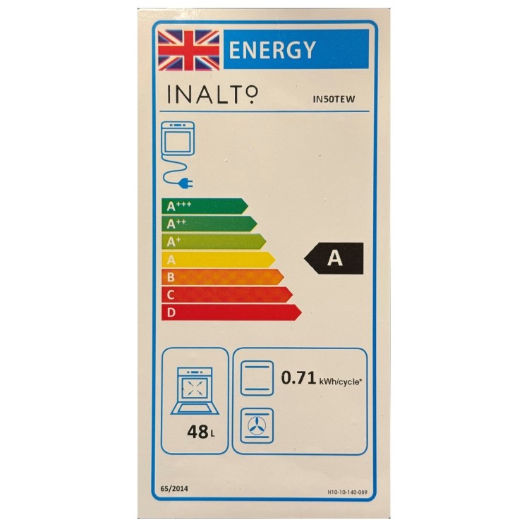 Inalto 50cm Twin Cavity Electric Cooker - White