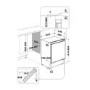 Indesit 144 Litre Integrated Under Counter Larder Fridge