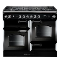 Rangemaster Infusion Classic 110cm Dual Fuel Range Cooker - Black