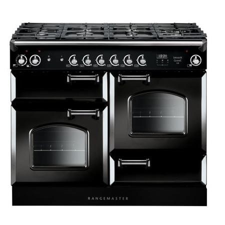 Rangemaster Infusion Classic 110cm Dual Fuel Range Cooker - Black ...