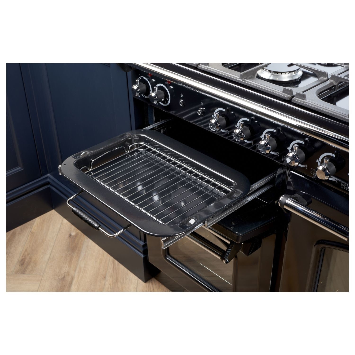 Fogoes Rangemaster Rangemaster Infusion Classic 110cm Dual Fuel Range Cooker - Black ...