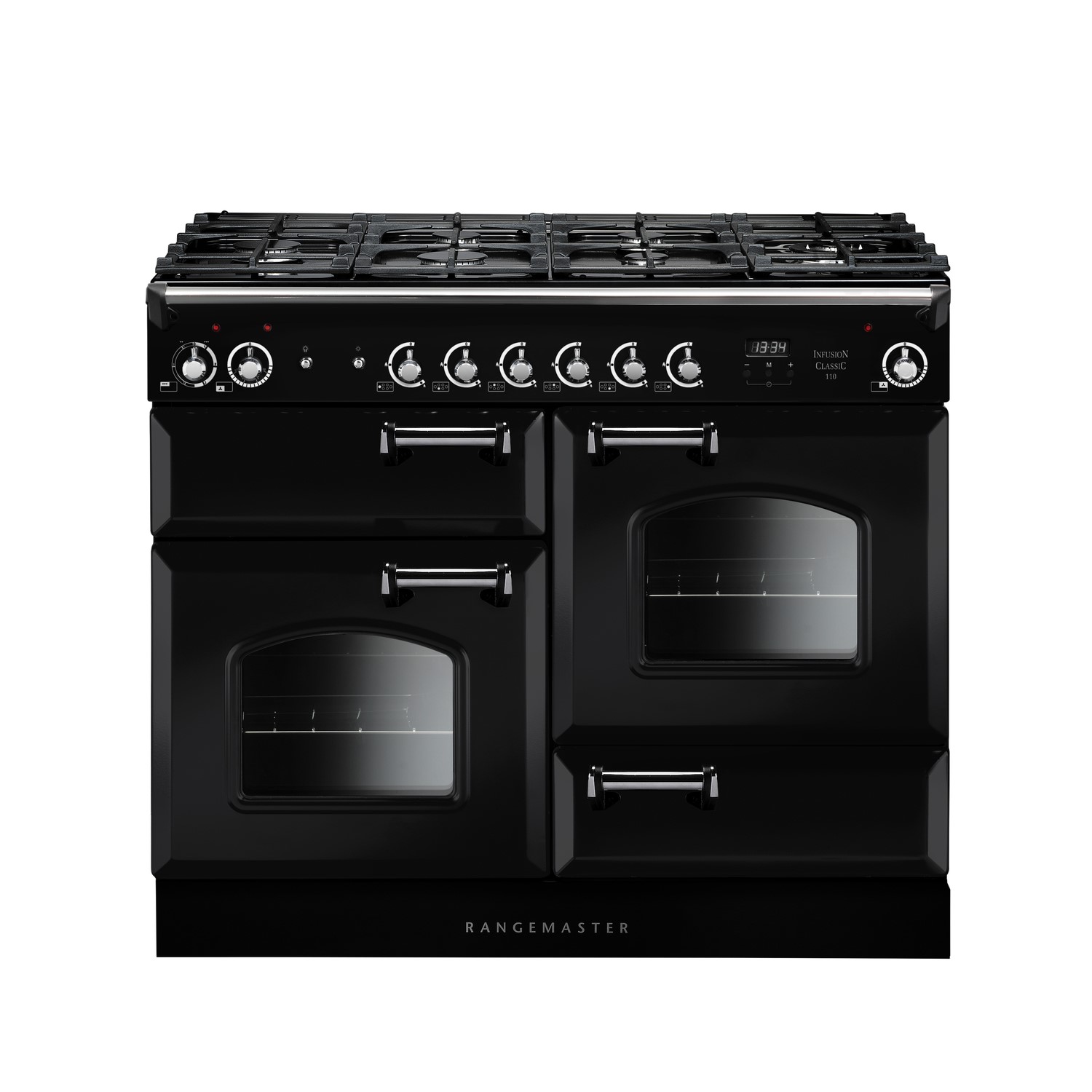 Infusion Classic 110cm Dual Fuel Range Cooker Charcoal