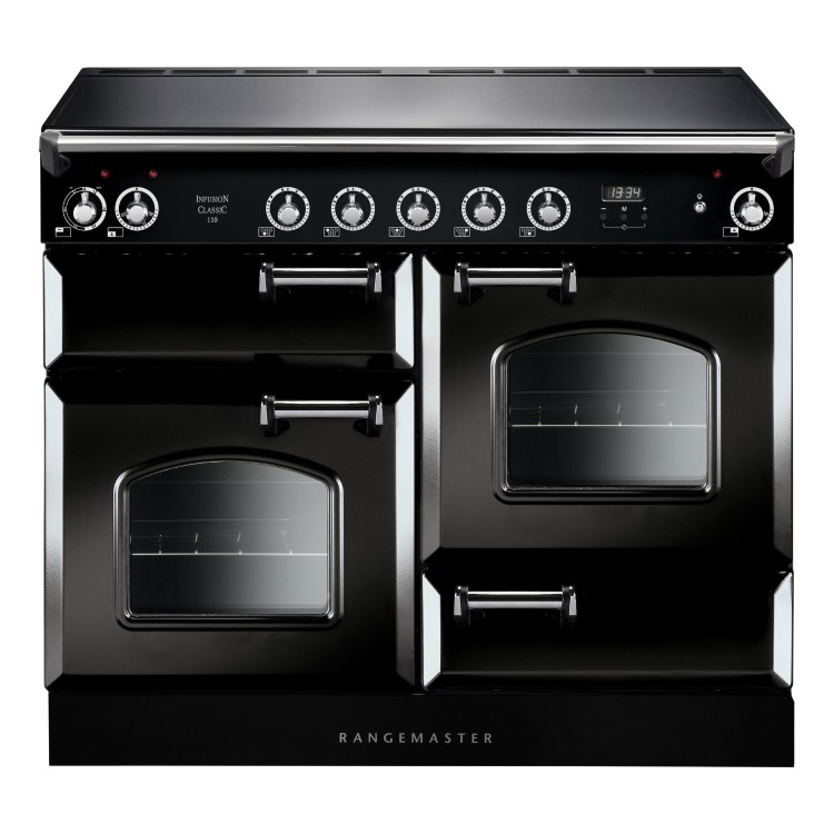 Rangemaster Infusion Classic 110cm Electric Induction Range Cooker - Black