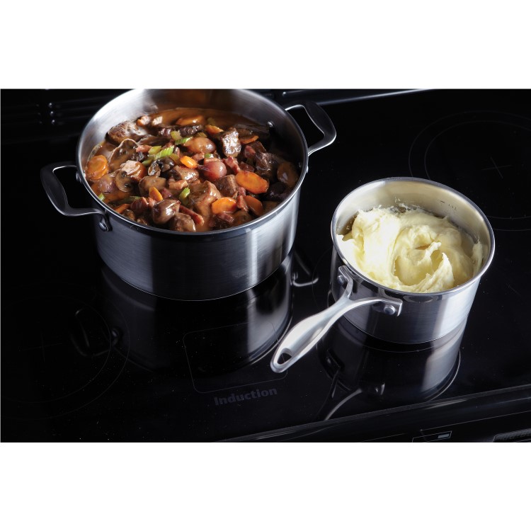 Rangemaster Infusion Classic 110cm Induction Range Cooker - Charcoal Black