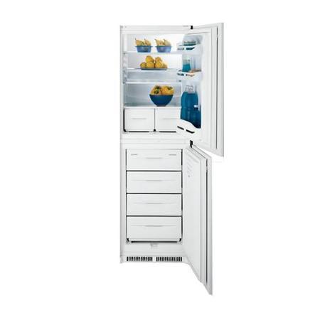 GRADE A2 - INDESIT INC325FF 269 Litre Integrated Fridge Freezer 50/50 Split 178cm Tall Frost Free 54cm Wide - White