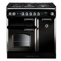 Rangemaster Infusion Classic 90cm Dual Fuel Range Cooker - Black