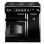 Rangemaster Infusion Classic 90cm Dual Fuel Range Cooker - Black
