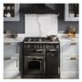 Rangemaster Infusion Classic 90cm Dual Fuel Range Cooker - Black