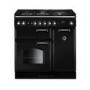 Rangemaster Infusion Classic 90cm Dual Fuel Range Cooker - Charcoal Black