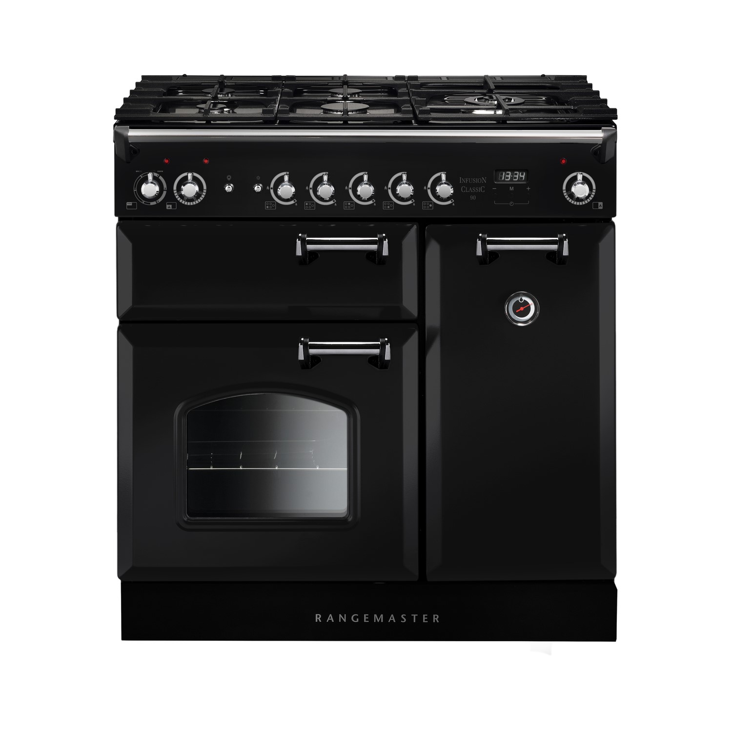 Infusion Classic 90cm Dual Fuel Range Cooker Charcoal